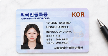 외국인등록증 신규 발급·재발급 방법 총정리 대표 이미지